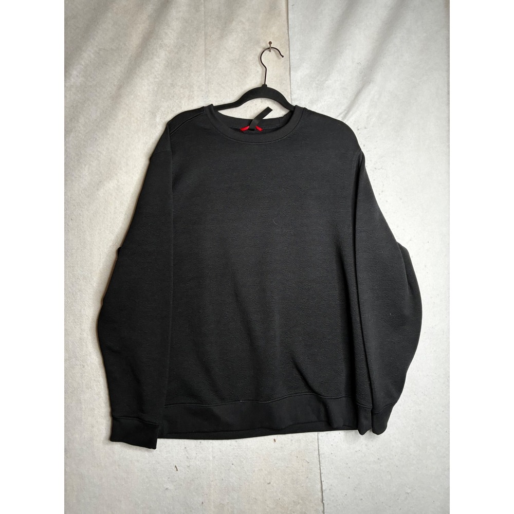 Gerry‎ Mens XL Crewneck Sweatshirt Black Textured Pullover 1900993 XL/EG
